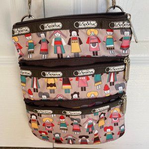 Le Sportsac crossbody 3 Zip